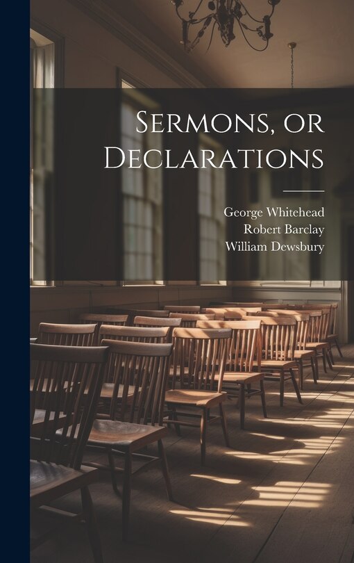 Couverture_Sermons, or Declarations