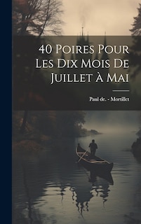 Couverture_40 poires pour les dix mois de juillet à mai