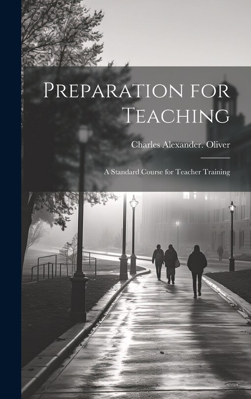 Couverture_Preparation for Teaching; a Standard Course for Teacher Training