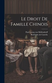 Front cover_Le droit de famille chinois