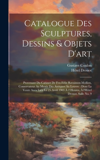 Couverture_Catalogue des sculptures, dessins & objets d'art