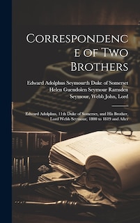 Front cover_Correspondence of Two Brothers