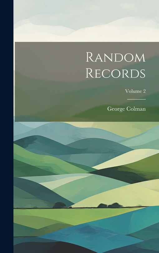 Couverture_Random Records; Volume 2