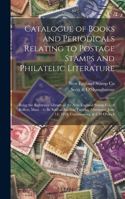 Front cover_Catalogue of Books and Periodicals Relating to Postage Stamps and Philatelic Literature