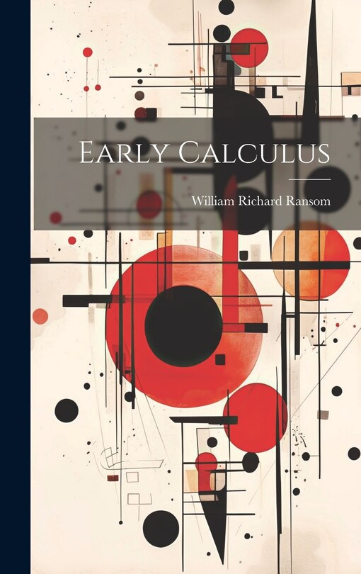 Front cover_Early Calculus