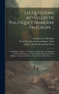 Front cover_Les Questions Actuelles De Politique Étrangère En Europe ...