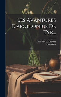 Couverture_Les Avantures D'apollonius De Tyr...
