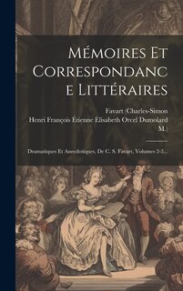 Front cover_Mémoires Et Correspondance Littéraires