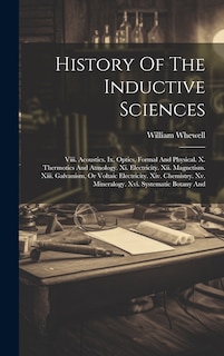 Couverture_History Of The Inductive Sciences