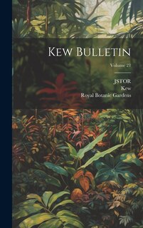 Front cover_Kew Bulletin; Volume 21
