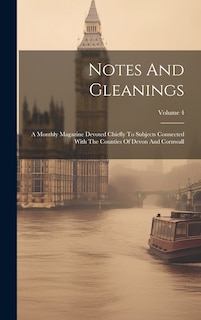 Couverture_Notes And Gleanings