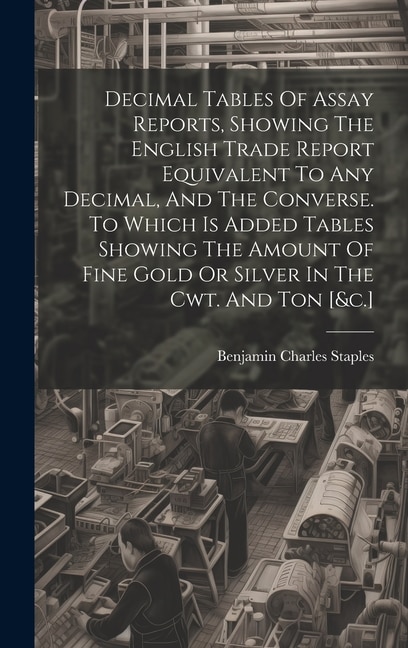 Couverture_Decimal Tables Of Assay Reports, Showing The English Trade Report Equivalent To Any Decimal, And The Converse. To Which Is Added Tables Showing The Amount Of Fine Gold Or Silver In The Cwt. And Ton [&c.]
