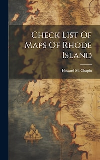 Front cover_Check List Of Maps Of Rhode Island