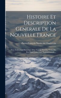 Front cover_Histoire Et Description Generale De La Nouvelle France