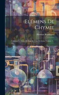 Couverture_Elémens De Chymie