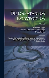 Front cover_Diplomatarium Norvegicum