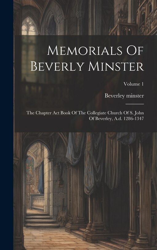 Front cover_Memorials Of Beverly Minster