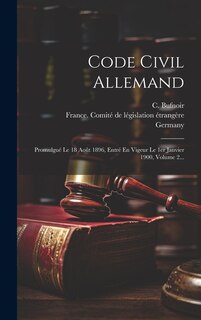 Couverture_Code Civil Allemand