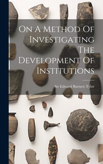 Couverture_On A Method Of Investigating The Development Of Institutions