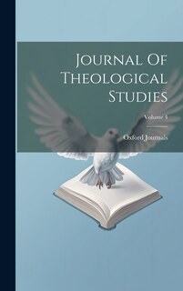 Front cover_Journal Of Theological Studies; Volume 4