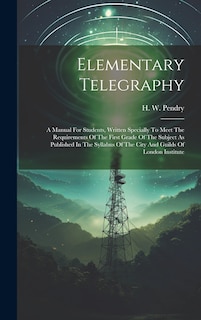 Front cover_Elementary Telegraphy