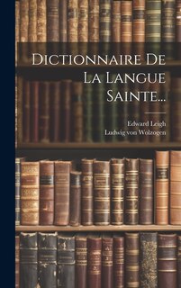 Front cover_Dictionnaire De La Langue Sainte...