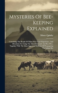 Front cover_Mysteries Of Bee-keeping Explained