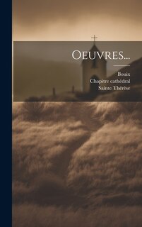 Front cover_Oeuvres...