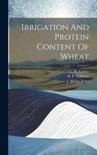 Front cover_Irrigation And Protein Content Of Wheat