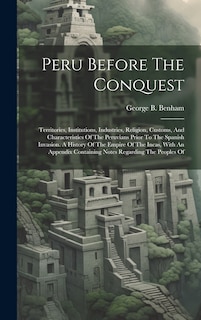 Front cover_Peru Before The Conquest