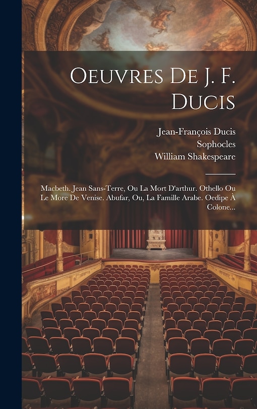 Front cover_Oeuvres De J. F. Ducis