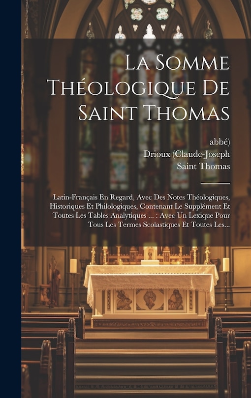 Front cover_La Somme Théologique De Saint Thomas