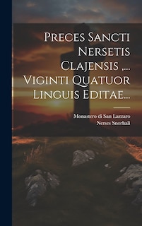 Couverture_Preces Sancti Nersetis Clajensis, ... Viginti Quatuor Linguis Editae...