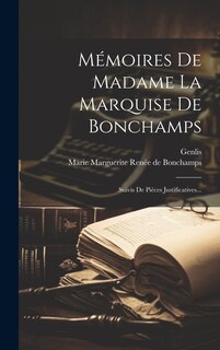 Front cover_Mémoires De Madame La Marquise De Bonchamps