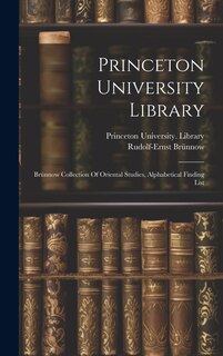 Front cover_Princeton University Library