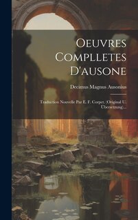 Couverture_Oeuvres Complletes D'ausone