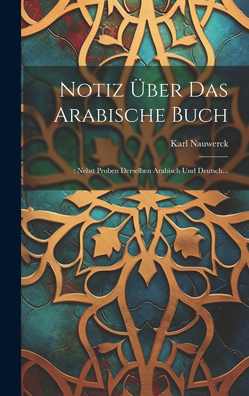 Front cover_Notiz Über Das Arabische Buch