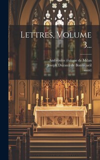 Couverture_Lettres, Volume 3...