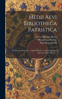 Couverture_Medii Aevi Bibliotheca Patristica