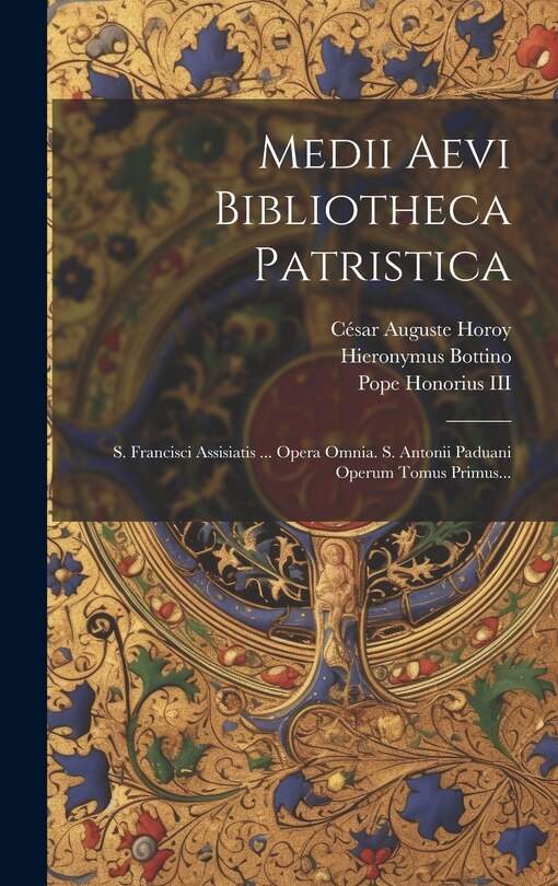 Couverture_Medii Aevi Bibliotheca Patristica