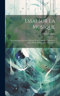 Couverture_Essai Sur La Musique