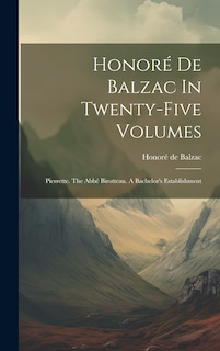 Front cover_Honoré De Balzac In Twenty-five Volumes
