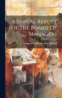 Couverture_Biennial Report Of The Board Of Managers