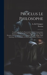 Couverture_Proclus Le Philosophe