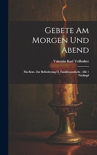 Couverture_Gebete Am Morgen Und Abend
