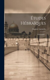 Front cover_&Eacute;tudes H&eacute;bra&iuml;ques