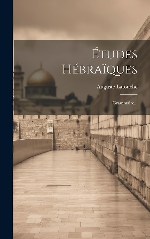 Front cover_&Eacute;tudes H&eacute;bra&iuml;ques
