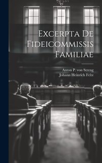 Front cover_Excerpta De Fideicommissis Familiae