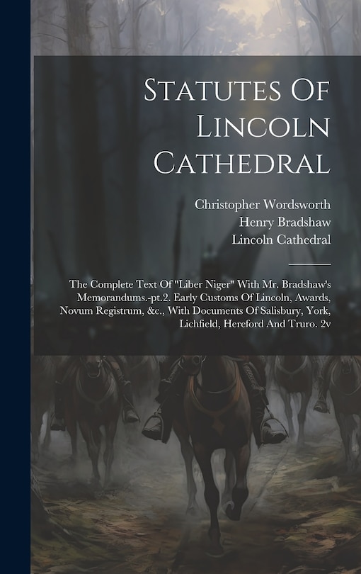 Front cover_Statutes Of Lincoln Cathedral