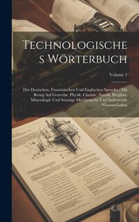 Front cover_Technologisches Wörterbuch